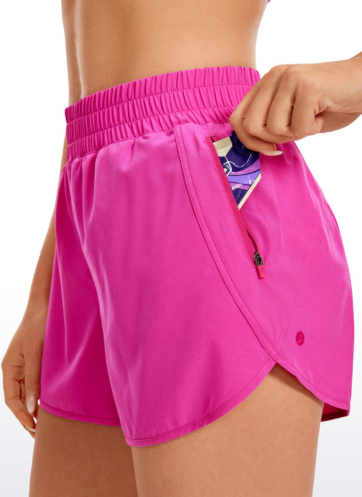 CRZYOGA Feathery Fit Suave Shorts con Forro de 3 Pulgadas para Mujer blanco