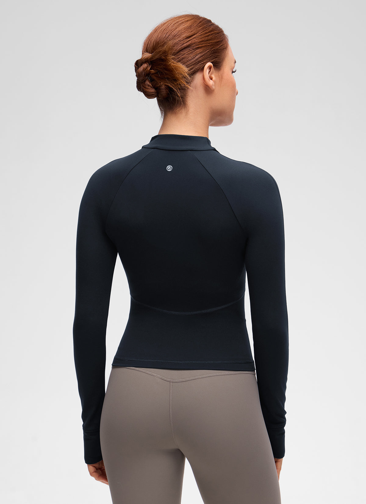 CRZ YOGA Chaqueta de Mujer Butterluxe, de Cuello en V y A la Cintura True Navy