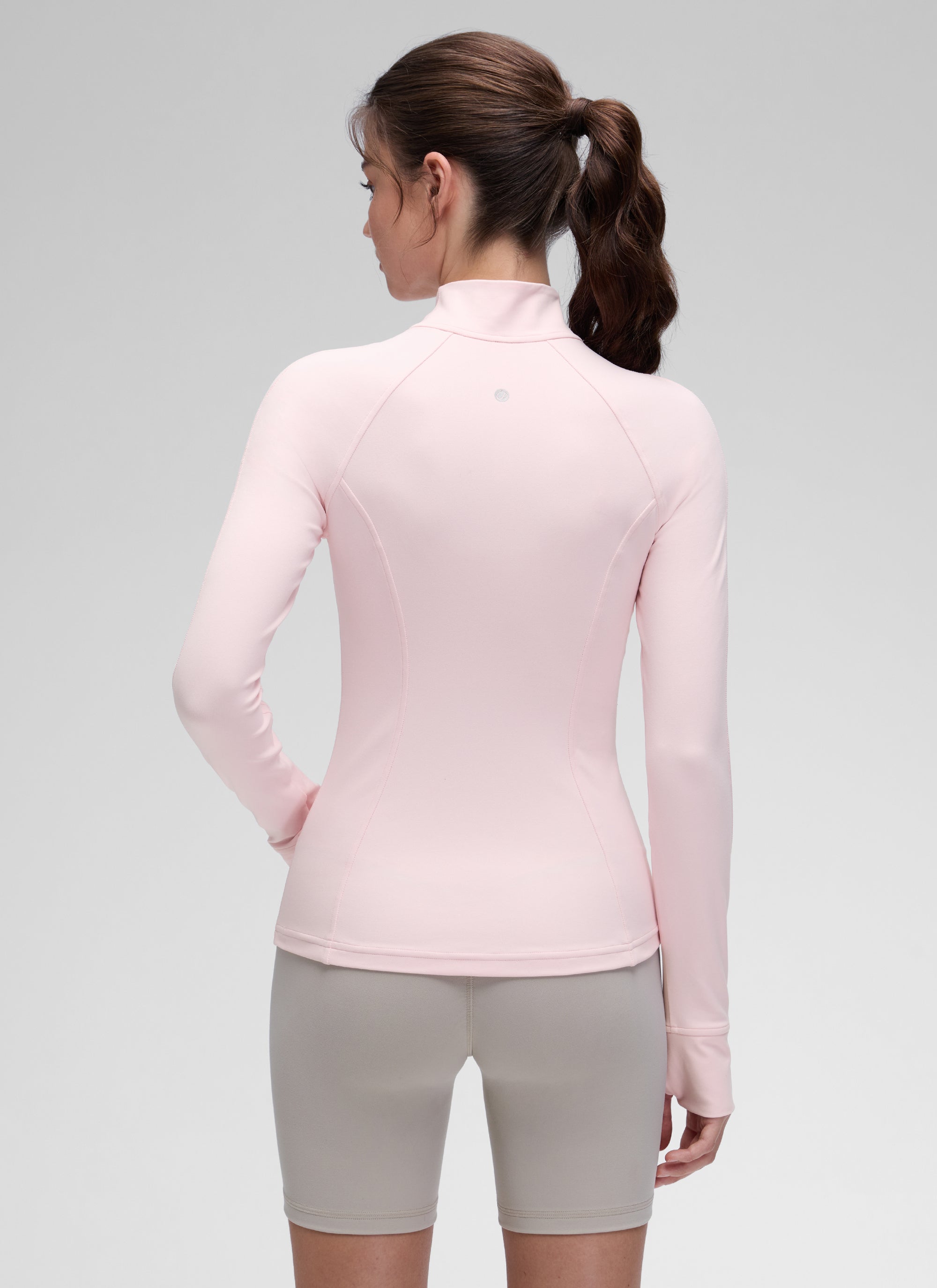 CRZ YOGA Butterluxe Chaqueta con Cremallera Completa y Manga Larga para Mujer Rosa Fresa