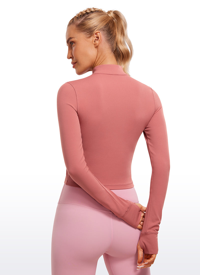 CRZ YOGA Chaquetas cortas Butterluxe Cremallera completa Gavanza