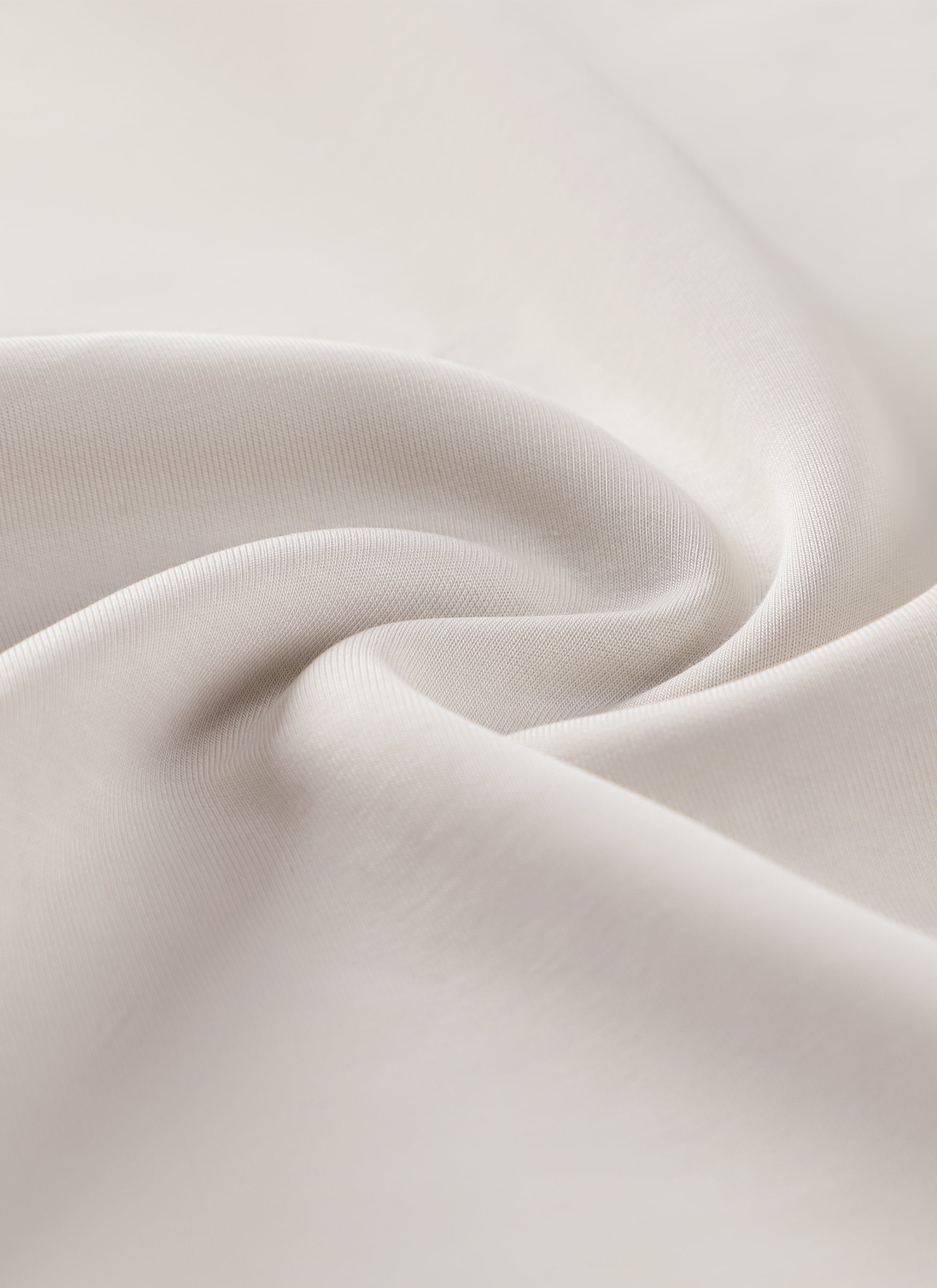 CRZ YOGA SoftAura Sudadera Básica de Cuello Redondo para Mujer Blanca Lechosa